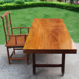 老挝金丝楠木实木大板桌 天然茶桌画案根雕会议桌原木餐桌3121