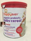 在途美国代购Happybaby禧贝米粉2段婴儿营养米粉米糊有机燕麦