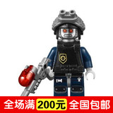 LEGO 乐高大电影 70808 杀肉 tlm055 机器人警察 特警 避弹衣 枪