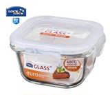 正品韩国乐扣乐扣玻璃保鲜盒微波炉电烤箱专用耐热玻璃饭盒LLG205