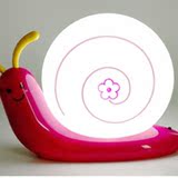 闪迪家居热销USB充电小夜灯 锂电池时尚个性创意卧室灯红色蜗牛灯