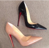 Women pumps high heels pointed toe ladies Red bottom shoes