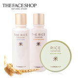 The Face Shop/菲诗小铺大米调理水乳大米面霜 补水保湿美白套装