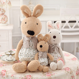 包邮正版砂糖兔公仔抱枕毛绒玩具兔子宝宝工仔布娃娃玩偶女生礼物