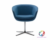 Bchair 现代创意休闲椅鲍勃椅 玻璃钢五金椅 设计师椅 餐椅