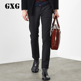 GXG[包邮]男装2015新款 男士时尚修身百搭黑色休闲裤#34202119