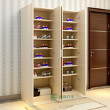 宜家特价实木创意大鞋柜架阳台储物柜大容量门厅实木板式鞋柜包邮