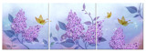 199居家装饰无框画装饰画墙画挂画190紫色蝴蝶花-1