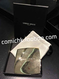 香港专柜 Armani/阿玛尼金色方形 化妆镜礼盒装附白布袋 特价拉