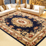 欧式客厅茶几地毯卧室床边毯现代简约加厚手工雕花图案地毯青格勒