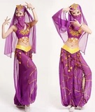现代少数民族新疆维吾尔族印度肚皮舞舞蹈演出服饰女舞台表演服装