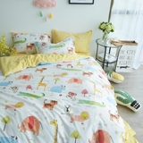 北欧简约小清新全棉1.5m1.8米床三件套四件套床单床上用品纯棉