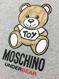保真 Moschino小熊 男士纯棉短袖T恤