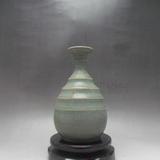 越窑青瓷/五代旋纹玉壶春瓶 古董古玩 仿古瓷器 复古摆件老窑瓷