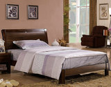 现代新中式实木儿童床 1.2米床单人床 美乐乐 儿童卧室家具W9115