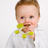 婴儿硅胶牙胶男女宝宝卡通玩具益智咬咬胶磨牙棒器训练器牙胶硅胶
