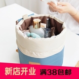 精品特卖韩国圆筒式大容量防水旅行洗漱化妆收纳包便携整理袋