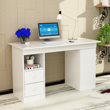 简约电脑桌台式桌家用 板式办公桌书桌台式电脑桌写字台加长1.2米