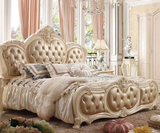 法丽莎诗蒂凡罗曼风情欧式床真皮双人床实木床奢华高端贵族公主床