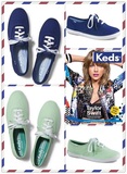 香港专柜代购 2015新品上市KEDS 泰勒同款 经典款女鞋休闲帆布鞋