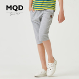 MQD童装2016夏装新款男童七分裤运动裤夏款儿童夏天针织裤子净色