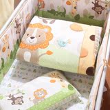 床单床笠订制九件套定做 婴儿床品套件 宝宝床品纯棉布料床围被子