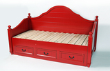 美式乡村纯实木沙发床地中海小户型沙发多功能储物坐卧两用沙发床