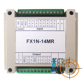三菱PLC工控板 FX1N-14MR 带外壳 在线下载 监控 可编程控制器