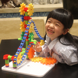 潜力齿轮积木儿童玩具塑料拼装拼插玩具大块塑料积木益智智力玩具