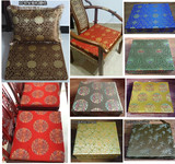 中式古典红木实木椅子座垫沙发坐垫织锦缎靠背垫加厚海绵椅垫定做
