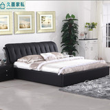 特价皮床家具1.8米 小户型软体床双人床婚床布艺床榻榻米床牛皮床