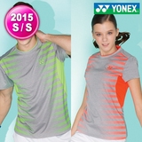 韩国正品代购YONEX/尤尼克斯羽毛球服情侣T恤NK11603GY+NK11604GY