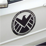 神盾局特工车贴 复仇者联盟反光汽车贴纸 美国队长贴纸 后备胎贴