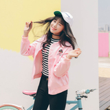 2016秋季新款韩版休闲字母印花棒球服女学生少女学院风夹克外套