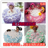 上海芭比迷糊娃娃生日蛋糕沐浴娃娃生日蛋糕彩虹宝宝生日蛋糕包邮