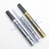 樱花pen touch油漆记号笔日本SAKURA金银白2.0高光签名笔