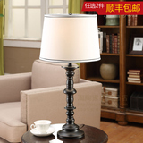 美式复古典大台灯 欧式装饰客厅 卧室书房民国老上海温馨灯饰包邮