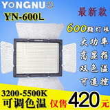永诺 YN-600L 可调色温LED摄影灯 微电影摄像人像常亮补光灯