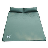 盛源带枕双人自动充气垫户外帐篷防潮垫双人床垫露营野外睡垫坐垫