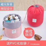 韩国旅行防水化妆包洗漱盥洗包小号便携大容量可爱水桶整理收纳包