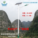 太阳能LED路灯4.5米6米8米30W40W60W新农村建设道路 小区公路灯