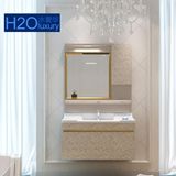 H2oluxury 不锈钢浴室柜  洗脸盆柜 卫浴柜组合 80-90-100cm