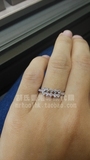 香港代购专柜正品六福珠宝18K金白金钻石戒指指环女士新款44分G色