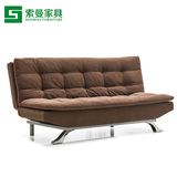 索曼小户型两用可折叠沙发床 现代简约客厅1.2米单双人布艺沙发