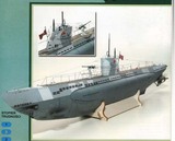 二战德国U艇潜艇U141IID型纸模型