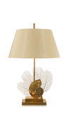 铜质海螺台灯-美式乡村经典台灯-样板房-海外同步-装饰台灯