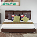 全友家居 卧室床垫10CM厚床垫1.2/1.5/1.8米席梦思床垫105056