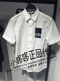 B1CC62308太平鸟男装2016夏款短袖衬衫修身专柜正品代购原价398元