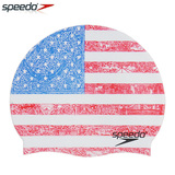 Speedo World Tour 成人硅胶泳帽 世锦赛专用 美国等世界国旗大全