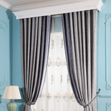 欧式窗帘成品卧室全遮光奢华大气豪华客厅雪尼尔宫廷布艺上门安装